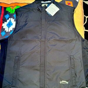 Title:

⛳️ New Callaway X-Series Golf Vest – Wind & Water Resistant – NWT –